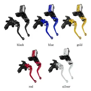 Motorcycle Modification Handbrake CNC Motorcycle Parts Universal Motorcycle Scooter Clutch Brake Lever Master Cylinder