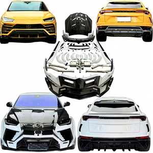 Ensemble complet de pare-chocs de voiture en fibre de carbone MS Style nouveauté accessoires extérieurs à carrosserie large pour <span class=keywords><strong>Lamborghini</strong></span> <span class=keywords><strong>URUS</strong></span> - Product Image 1