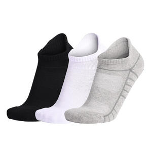 Chaussettes de sport basses pour hommes, respirantes, antidérapantes, avec soutien de la voûte plantaire, amorti et évacuation de l'humidité, pour la course à pied - Product Image 3