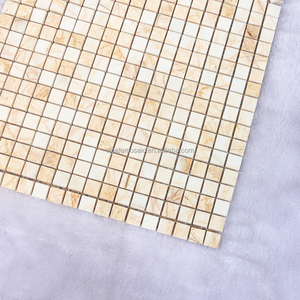 Piastrella a Mosaico Quadrata in Marmo Beige Sahana Royal Cream 305x305mm, Pietra Naturale per Rivestimenti a Parete e Pavimento, Qualità Professionale, Vendita all'Ingrosso - Product Image 3
