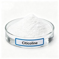 CDP-Kolin Sitikolin %99 CAS 987-78-0 Beyaz Kristal Toz Gıda Sınıfı Beyin Yorgunluğunu Azaltır Sağlıklı Beslenme Varil/Torba