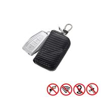 Logo personnalisé en gros antivol porte-clés de voiture KEYLESS Cover RFID WIFI signal Blocker Key Pouch Fob Protector Leather Key Holder