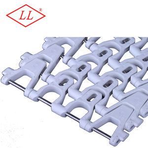 حزام ناقل بلاستيكي معياري LL <span class=keywords><strong>Radius</strong></span> T-1100 لنقل أنواع مختلفة من المواد - Product Image 3
