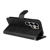 Étui portefeuille à rabat en cuir PU avec fentes pour cartes, design tendance, pour Samsung S25 Plus S26 Edge Ultra, coques arrière de téléphone portable pour hommes, femmes et filles