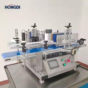 Machine d'étiquetage manuelle pour bouteilles en verre rondes de boissons, cola et vitamines, cartons/boîtes d'emballage - Product Image 6