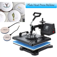 Presse à Chaud Numérique 6-en-1 Combo Professionnelle 29x38cm pour Sublimation T-shirt, Tasse, Casquette, Assiette – Multifonction