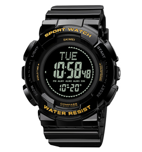 Relojes Deportivos Skmei 2077 para Hombre, Relojes de Pulsera Digitales Retro a Prueba de Agua con Brújula, Relojes Deportivos para Hombre - Product Image 2