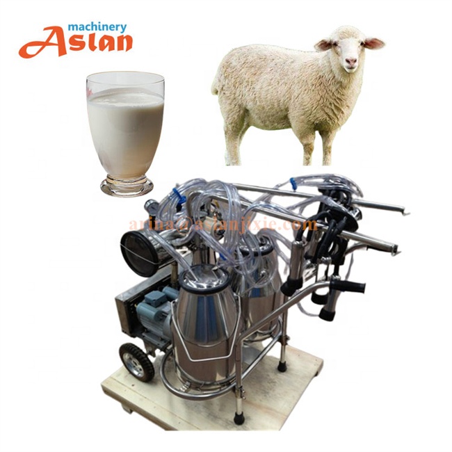 Вакуумный насос с мобильным ведром 25 л для коров, овец, коз, Доильная машина по низкой цене