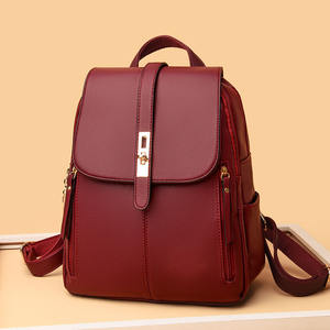 Sacs à dos pour femmes en cuir PU pur de marque de luxe de créateurs de mode en gros personnalisés Mochilas de luxe pour femmes - Product Image 4
