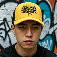 Gorra de Malla de Algodón Puro para Actividades al Aire Libre y Formación de Equipos, con Logotipo Personalizado, Protección Solar de Verano, Transpirable, Tipo Trucker
