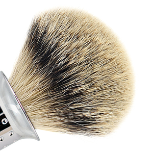 ZY Mejor Brocha de <span class=keywords><strong>Afeitar</strong></span> de Pelo de Ardilla con Mango de Aluminio, Herramienta de Aseo de <span class=keywords><strong>Barba</strong></span> para Afeitado en Húmedo, Suministros de Barbero de Lujo para Crema de <span class=keywords><strong>Afeitar</strong></span> - Product Image 6