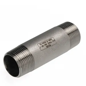 파이프 니플 짧은 스레드 파이프 ASME B16.11 A182 F904L SMLS NPT 1 "SCH40S 단조 피팅