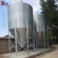 Grano di mais cereali chicco di caffè acciaio Silo di alimentazione miglior prezzo