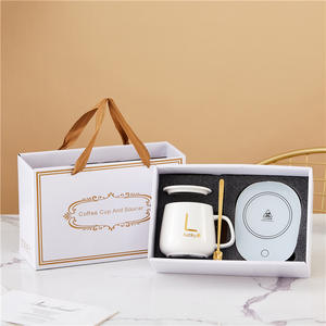 ชุดเครื่องอุ่นแก้วกาแฟไฟฟ้าอัจฉริยะ, แก้วร้อน USB สำหรับอุ่นแก้วกาแฟของขวัญบนโต๊ะเครื่องดื่ม - Product Image 5