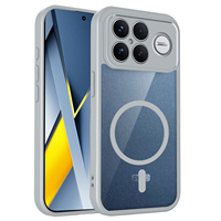 Funda magnética a prueba de golpes para Xiaomi Poco F8 Ultra/F7 Ultra/F7 Pro/x7 Pro/M8 Pro, cubierta trasera mate translúcida