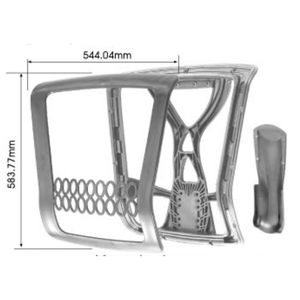 Respaldo de Repuesto de Alta Calidad y Durabilidad para Silla de Oficina, Accesorios de Muebles Ejecutivos de Plástico - Product Image 6