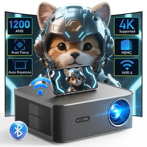 Proyector de Video Portátil Fashion X12 Pro Android 11 Home Theater 1080P 4K 1200ANSI Lúmenes WiFi FHD para Niños y Juegos - Product Image 6