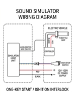 Simulateur de son de moteur de voiture de sport, klaxon 12-96V pour moto électrique, système de simulation de klaxon, haut-parleur pour vélo électrique
