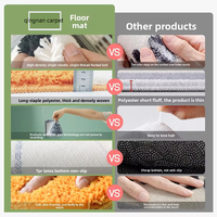 Maschinen wasch bar Lustig OEM ODM Kleiner Teppich Wasser absorbierende Bade matten Sonderform Niedliches Design Benutzer definierte Größe Getuftete Bade matte