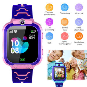 Q12 enfants montre intelligente écran tactile LBS emplacement HD photographie téléphone montres réveil récompense interphone mains libres bidirectionnel - Product Image 3