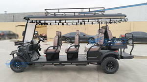 2025 4 ruedas 4 asiento ocio eléctrico carrito de golf, envío rápido, Popular barato turismo eléctrico carrito de golf para la venta - Product Image 5
