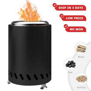 Portable En Acier Inoxydable Extérieur Fire Pit Tabletop Wood Burning Firetable Smokeless Garden Caractéristique - Product Image 4
