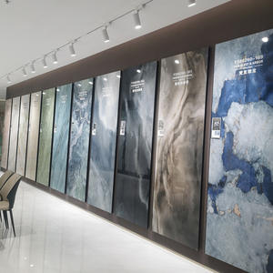 ألواح حجرية صناعية متداخلة بطراز ساخن ، جدار داخلي رخام بورسلين كبير لغرفة المعيشة - Product Image 3