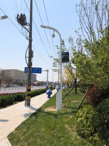 Sistema de Alumbrado Público Inteligente Tianxiang Bibo, Interruptor Inteligente con Pantalla Digital LED, Farola Solar con Cámara CCTV 4G - Product Image 3