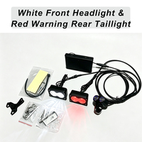 Kit de Faros Delanteros LED de Doble Lente y Luces Traseras Trontech, Lámpara Auxiliar Plug & Play para Motocicleta Todoterreno Surron Talaria