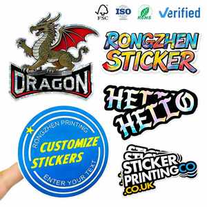 Diseño de Logotipo Personalizado para Empresas, Adhesivos Holográficos Resistentes al Agua, Reutilizables, Ecológicos y Duraderos, Impresión de Adhesivos de Vinilo Cortados a Troquel para Computadoras Portátiles - Product Image 5