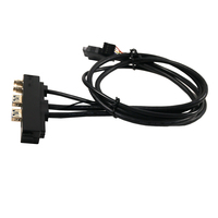 Câble de panneau avant pour carte mère d'ordinateur en cuivre durable, double ports USB 3.0, entrées/sorties audio/micro, longueur personnalisable, pour ordinateur de bureau