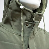 Veste en polaire d'hiver Green Sharkskin G8 pour homme, fermeture éclair formelle, coupe-vent, imperméable, hauts d'extérieur