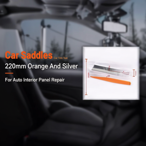 Kit d'outils de démontage de garnitures de voiture, 220 mm, orange et argent, pour la réparation des panneaux intérieurs de voiture - Product Image 2
