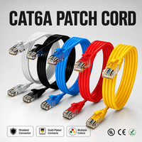 Kabel Patch Cat6 Cat6A OEM Terbaik yang Teruji RJ45 CCA UTP FTP SFTP Ethernet LAN Jumper untuk Terminal Data Laboratorium Uji
