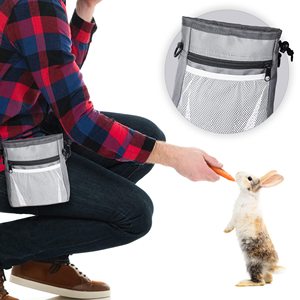 Free sample Food-grade Silicone Dog <b>Treat</b> Snack Bag Pouch Pet <b>Training</b> <b>Treat</b> Holder with Hook for Dogs Walking Travel Hiking - Product Image 1