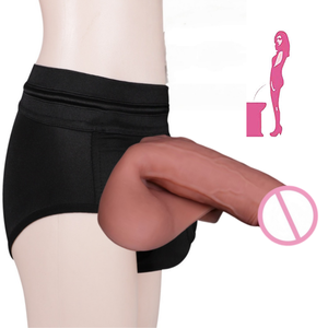 Женский урологический стимулятор, носимый мастурбатор, оргазмическая игрушка, дилдо, анальный массажер для геев, 3-в-1: чехол для дилдо - Product Image 2