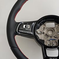 Volant en cuir Volkswagen Jetta pour CC MAGOTAN Golf 6 7 MK7 MK6 Lamando Passat GTl Tiguan