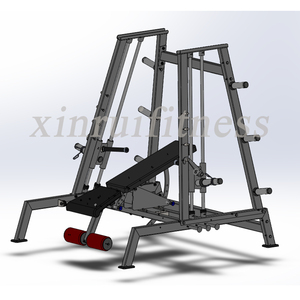 Thiết Bị Tập Thể Dục Phòng Tập Thể Dục Thương Mại Tấm Ghế Tập Thể Dục Nghiêng Trên Hệ Thống Tải Điện - Product Image 4