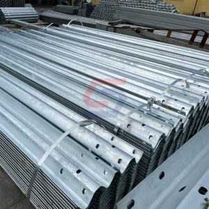 AASHTO M180 Q235B Q345B S355jr Q355B A36 4130mm 4320mm acciaio autostrada Guardrail polvere zincato barriera stradale Made in China - Product Image 4