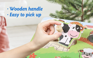 <span class=keywords><strong>Puzzle</strong></span> educativo con piolo giocattoli per bambini <span class=keywords><strong>Puzzle</strong></span> in <span class=keywords><strong>legno</strong></span> per <span class=keywords><strong>animali</strong></span> giocattolo per bambini piccoli - Product Image 4