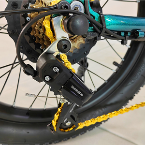 Fat Wheel <span class=keywords><strong>20</strong></span> <span class=keywords><strong>pouces</strong></span> 750W vélo électrique <span class=keywords><strong>pliant</strong></span> portable à vendre Mountain E-Bike vente directe d'usine - Product Image 6