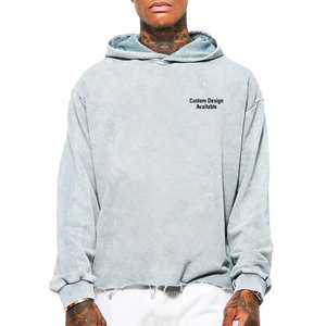 Nueva Llegada, Sudadera con Capucha de Estilo Vintage con Logotipo Personalizado, Sudadera con Capucha para Hombre con Lavado Ácido, Sudadera con Capucha para Hombre de Talla Grande - Product Image 1