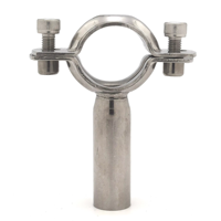 Collier de serrage sanitaire en acier inoxydable SS304 de haute qualité, 1/2"-4", fixation fixe, personnalisable ODM/OEM, résistant à la corrosion, circulaire