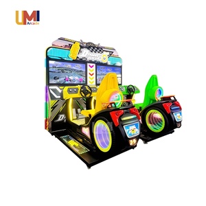 Đồng tiền hoạt động 2 người chơi đua xe trò chơi <span class=keywords><strong>Arcade</strong></span> máy xe mô phỏng Sim đua buồng lái máy <span class=keywords><strong>Arcade</strong></span> lái xe trò chơi video kim loại - Product Image 3