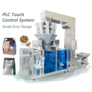 Machine d'emballage multifonction certifiée CE, machine de remplissage automatique de sachets à fermeture éclair préformés pour aliments pour chats et chiens, machine de remplissage Doypack - Product Image 1