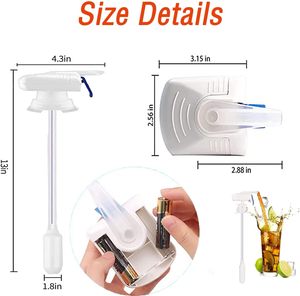 Distributeur de boissons électrique portable en plastique pour eau du robinet, jus, lait, distributeur de boissons magique, robinet automatique - Product Image 2