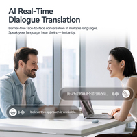 Nouveaux écouteurs de traduction intelligents IA, sportifs, IP65, à clipser, avec suppression du bruit, Bluetooth 6.0, écouteurs sans fil