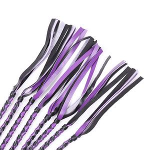Flogger in PU intrecciato Bondage BDSM, frusta di toro con passante per <span class=keywords><strong>mano</strong></span> intrecciato - Product Image 6