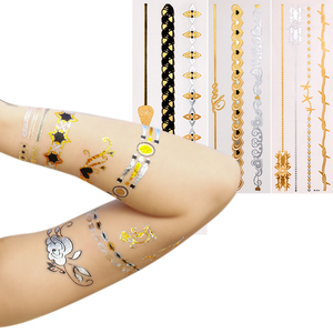 Tatuajes Temporales Impermeables <span class=keywords><strong>de</strong></span> Larga Duración para <span class=keywords><strong>Cara</strong></span> y Cuerpo - Papel/Película PET Ecológica No Tóxica, Diseño <span class=keywords><strong>Indio</strong></span> Sexy y a la Moda - Product Image 5