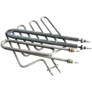 230V 2.4kw U Shape Resistance Industrial Stainless Steel Electric Tubular Air Finned Tube Heater